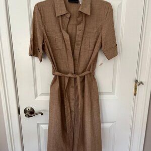 ATTENTION Button Down Dress: Size 4